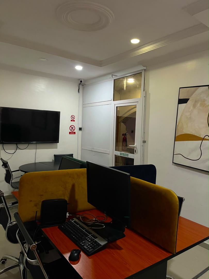 Interior workspace at The MAC Center
